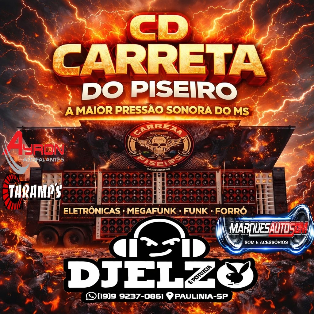 CD Carreta do piseiro 2026 - By DJ Elzo