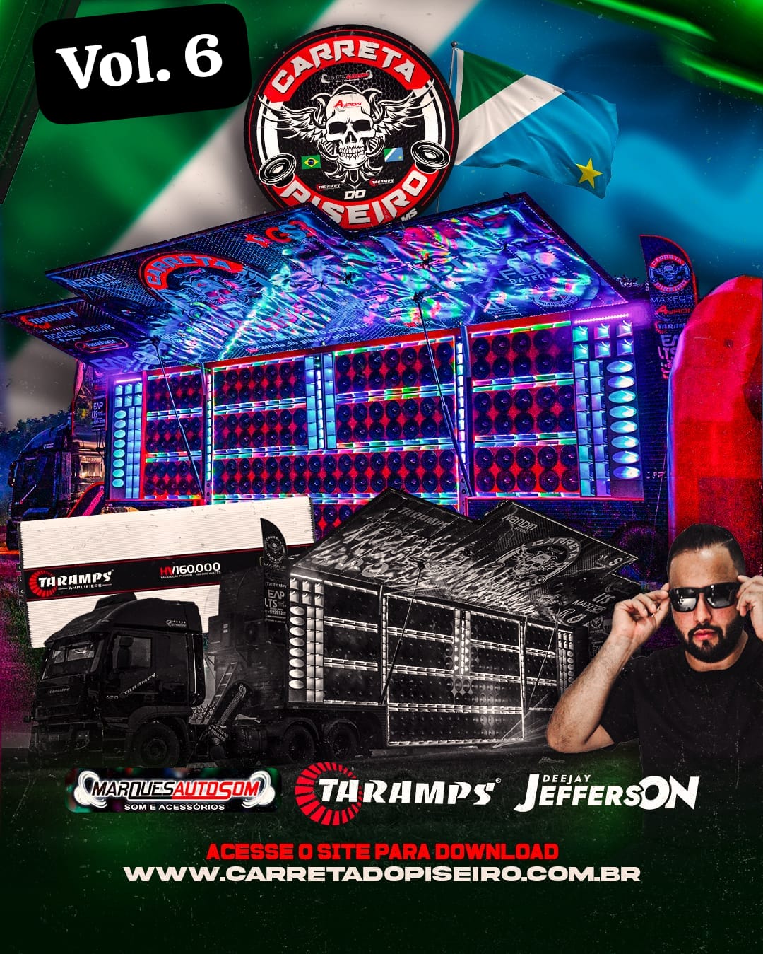 CARRETA DO PISEIRO VOL 6 DJ JEFFERSON TE BALANÇA 2026