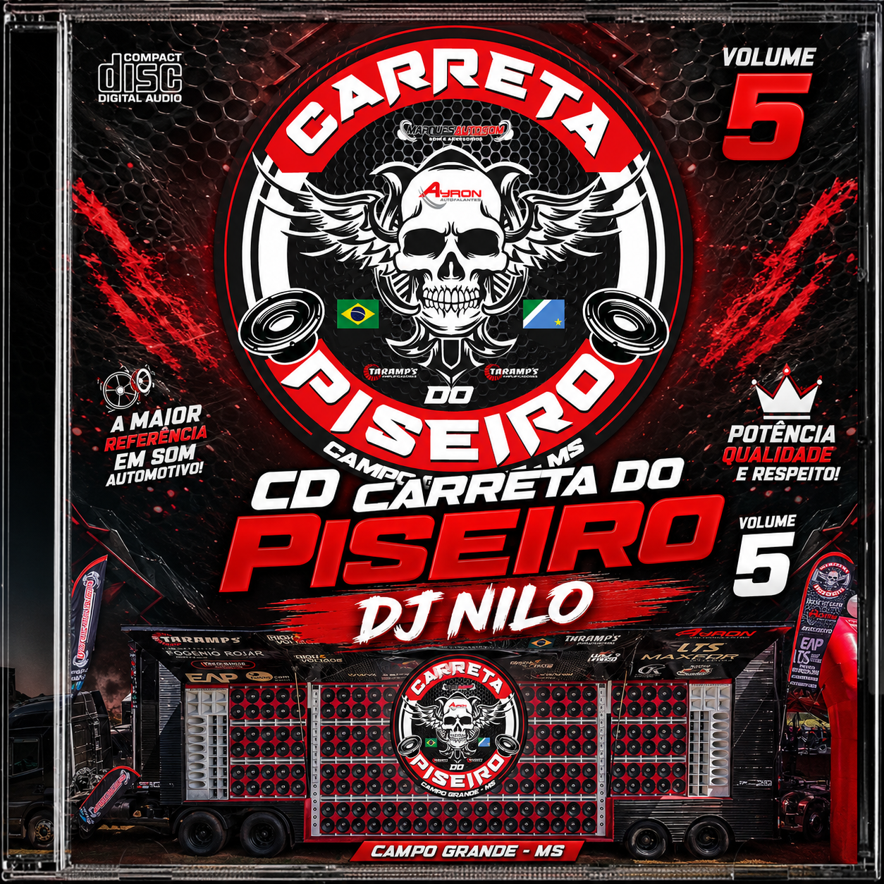 CD CARRETA DO PISEIRO VOLUME 5 - DJ NILO